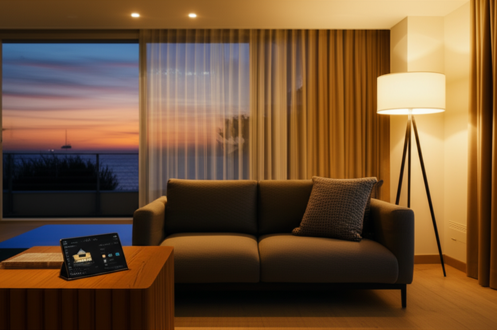 Smart Lighting Control via Mobile App